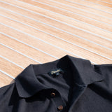 The Cashmere Silk Cotton Blend Short Sleeve Polo