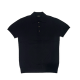 The Cashmere Silk Cotton Blend Short Sleeve Polo