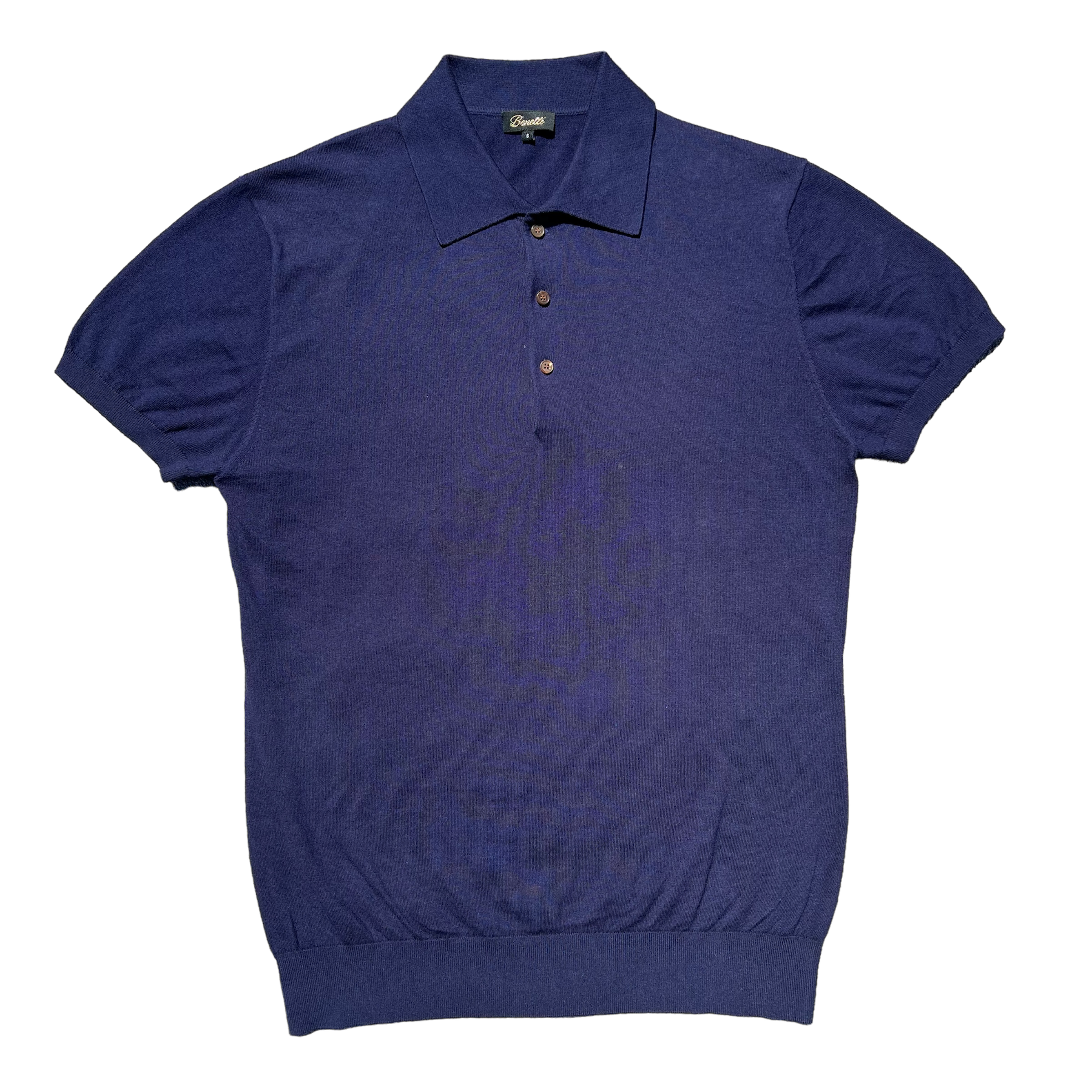 The Cashmere Silk Cotton Blend Short Sleeve Polo